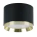 Светильник потолочный 12W,  230V, GX53,  черный + золото HL459