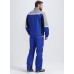 Костюм Формула (тк.Смесовая,240) брюки, васильковый/т.синий/серый, р. 52-54/182-188