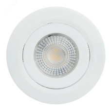 "Светильник встраиваемый светодиодный 5W, 4000K, 400Lm, белый, ""круг"", AL540"