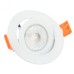 "Светильник встраиваемый светодиодный 5W, 4000K, 400Lm, белый, ""круг"", AL540"