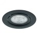 "Светильник встраиваемый светодиодный 7W, 4000K, 560Lm, черный, ""круг"", AL540"