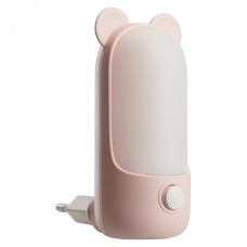 "Светильник-ночник ""Мишка"" 8LED 2700K/6500K 0,8W 220V розовый, FN1172"