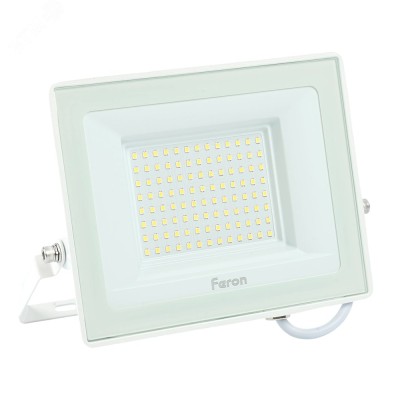 Прожектор светодиодный 2835 SMD 100W 6400K IP65  AC230V/50Hz, белый, LL-922