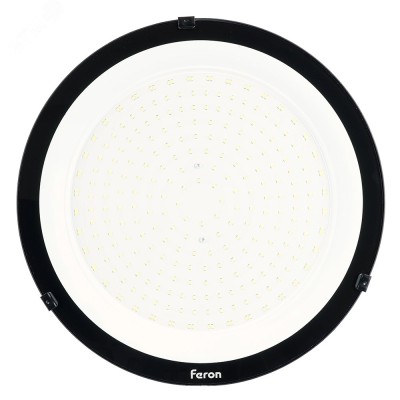 Светильник складской 2835 SMD 200W 120° 6400K IP65 AC230/50Hz,черный AL1007