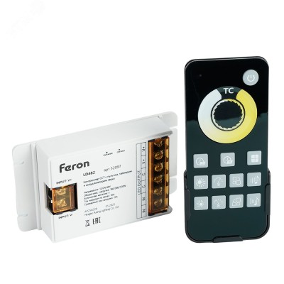 LD482 Контроллер CCT с пультом, таймером и визуализатором звука 12-24-48V