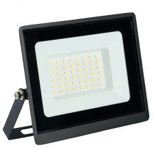 Прожектор светодиодный 2835 SMD 50W 6400K IP65  AC175-265V/50Hz, черный, LL-935