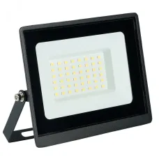 Прожектор светодиодный 2835 SMD 50W 6400K IP65  AC175-265V/50Hz, черный, LL-935