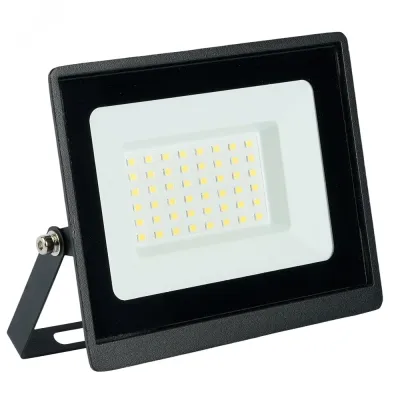 Прожектор светодиодный 2835 SMD 50W 6400K IP65  AC175-265V/50Hz, черный, LL-935
