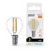 Лампа Gauss Filament Elementary Шар 12W 730lm 2700К Е14 LED 1/10/100