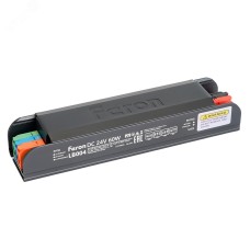 LB004 Трансформатор  для светодиодной ленты с плавным пуском и диммированием 60W 24V IP20 , клипсы