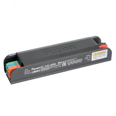 LB004 Трансформатор  для светодиодной ленты с плавным пуском и диммированием 60W 24V IP20 , клипсы