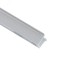 CAB242 Профиль встраиваемый 9х12мм, алюминиевый , серебро, 2м (в компл 2 загл.,4 крепежа)