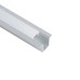 CAB242 Профиль встраиваемый 9х12мм, алюминиевый , серебро, 2м (в компл 2 загл.,4 крепежа)