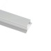 CAB244 Профиль встраиваемый 10х17мм, алюминиевый, серебро, 2м (в компл 2 загл.,4 крепежа)