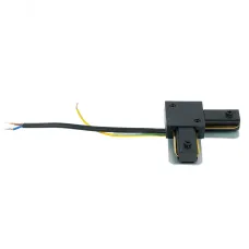 Коннектор угловой для шинопровода с проводом, черный, LD1021C для CAB1007