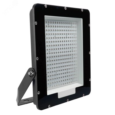 Прожектор светодиодный 2835 SMD 500W 6400K IP65  AC100-265V/50Hz, черный, LL-928