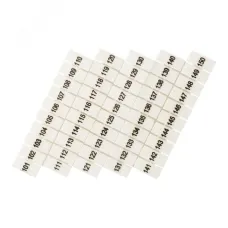 Маркеры для UT/ST/Push-in 2,5 с нумерацией 100-150 (100 шт.) EKF