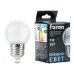 Лампа светодиодная, (1W) 230V E27 6400K G45 прозрачная, LB-385