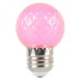Лампа светодиодная, (1W) 230V E27 розовый G45 прозрачная, LB-385