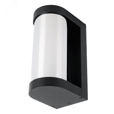 Светильник садово-парковый, 40W 230V E27, DH1901, черный/зеркальный