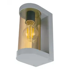 Светильник садово-парковый, 40W 230V E27, DH1901, серый/янтарный