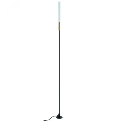 Светильник уличный светодиодный, 1W, DC24V, 3000K, черный/золотой DH2101, 15*15*793