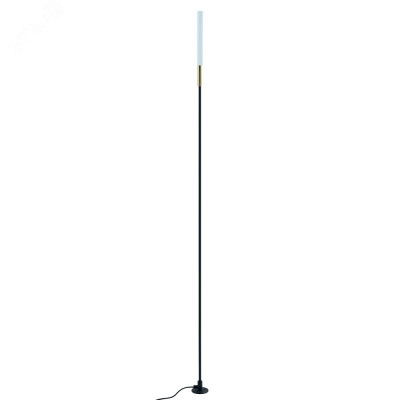 Светильник уличный светодиодный, 1W, DC24V, 3000K, черный/золотой DH2101, 15*15*1093