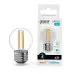 Лампа Gauss Filament Elementary Шар 8W 540lm 4100К Е27 LED 1/10/100