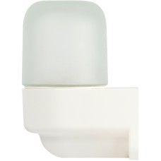 Светильник НББ для бани и сауны полиамид/стекло угловой IP65 E27 max 60Вт белый НПБ400 НББ 01-60-003