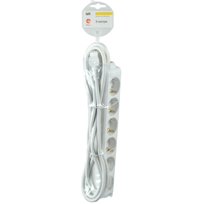 Удлинитель У06 6 мест 2Р+PЕ/3метра 3х1мм2 16А/250 IEK