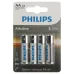 Батарейки Philips LR6A4B/51 АА алкалиновые 1,5v 4 шт. LR6-4BL Entry (4/48/144/20160) Батарейки Philips LR6A4B/51 АА алкалиновые 1,5v 4 шт. LR6-4BL Entry (4/48/144/20160)