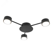 Светильник потолочный GX53 15Wx3, 230V, черный, AL272 GELA