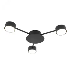 Светильник потолочный GX53 15Wx3, 230V, черный, AL272 GELA