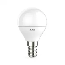 Лампа Gauss Elementary Шар 10W 710lm 3000K Е14 LED 1/10/100