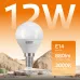 Лампа Gauss Elementary Шар 12W 880lm 3000K Е14 LED 1/10/100