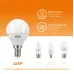 Лампа Gauss Elementary Шар 6W 420lm 3000K Е14 LED 1/10/100