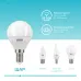 Лампа Gauss Elementary Шар 6W 450lm 4100K Е14 LED 1/10/100