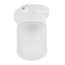 Светильник НББ 01-60-101 112х137х112мм, E27 max 60Вт, прямой керам. корпус, стекло, IP65, белый