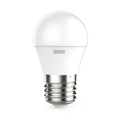 Лампа Gauss Elementary Шар 6W 420lm 3000K Е27 LED 1/10/100