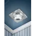 DK8 CH/WH Светильник ЭРА декор стекло квадрат MR16,12V/220V, 50W, хром/зеркальный (50/2100)