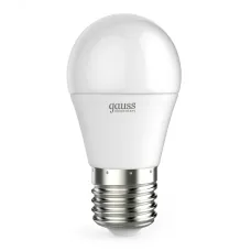 Лампа Gauss Elementary Шар 12W 920lm 4100K Е27 LED 1/10/100