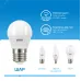 Лампа Gauss Elementary Шар 6W 470lm 6500K Е27 LED 1/10/100