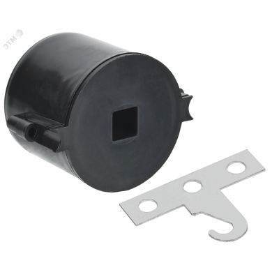 Коробка потолочная Л253М У3 D=75х62мм для монолитного строительства (с крюком) IEK