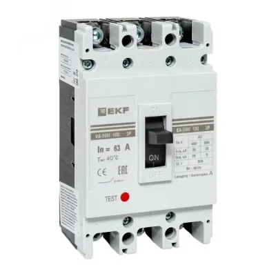 Автоматический выключатель ВА-99М 100/63А 3P 35кА EKF