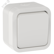 TORS Выключатель кнопочный 10А IP55 TS310 белый IEK