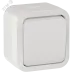 TORS Выключатель кнопочный 10А IP55 TS310 белый IEK
