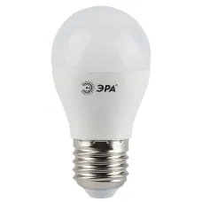 Лампочка светодиодная ЭРА STD LED P45-5W-840-E27 E27 / Е27 5Вт шар нейтральный белый свет