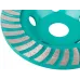 Алмазный шлифовальный диск ''Чашка'', сегментированный турбо, GreatFlex Light, 125X5.0X20X22.2 мм