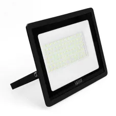 Прожектор светодиодный 2835SMD, 100W 6400K AC220V/50Hz IP65, черный в компактном корпусе, SFL90-100