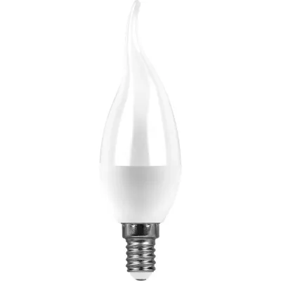 Лампа светодиодная, 9W 230V E14 4000K на ветру C37T, SBC3709